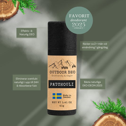 Naturlig Deodorant Patchouli / Doftfri EKO