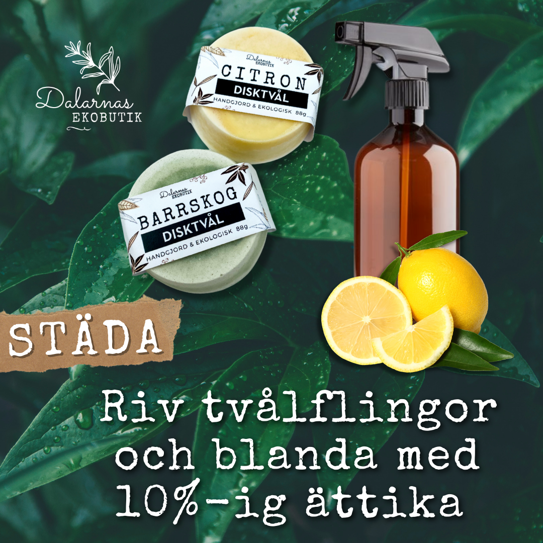 Tvätt- Städ- och Disktvål, Citron